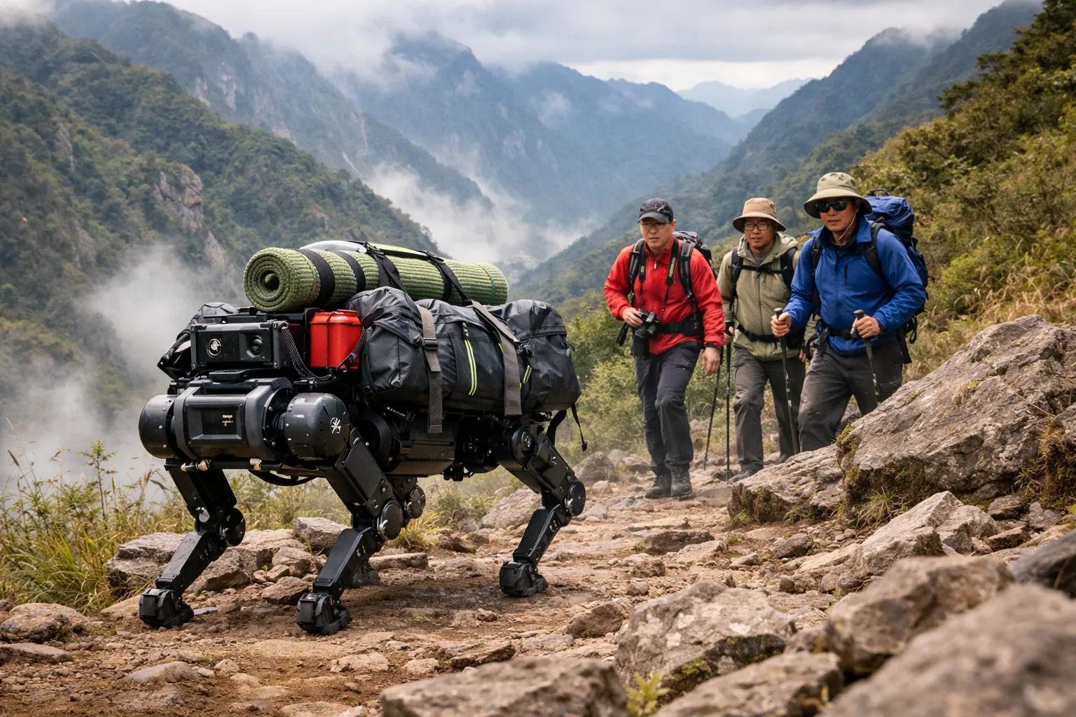 cover for Perro robot de DEEP Robotics apoya a científicos chinos en expedición en Ailaoshan